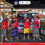 Menembus Dinginnya Malam Besakih, PMI Kabupaten Klungkung Ngayah Wujud Bakti Kemanusiaan