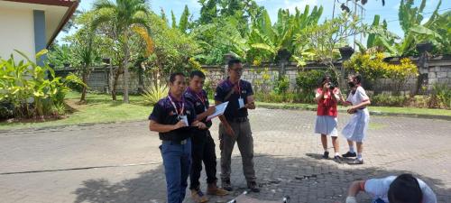 Menjadi Juri Lomba Pertolongan Pertama PMR Wira Se-Bali, Relawan Muda Punya Aksi V (REDAKSI V) KSR-PMI Unit Poltekes Kemenkes Denpasar