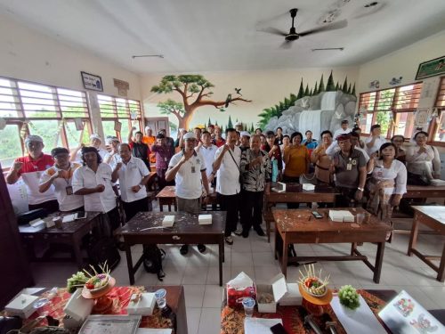 Rapat Persiapan Pelatihan Pembina PMR Tingkat Mula, Madya, dan Wira se-Kecamatan Banjarangkan.